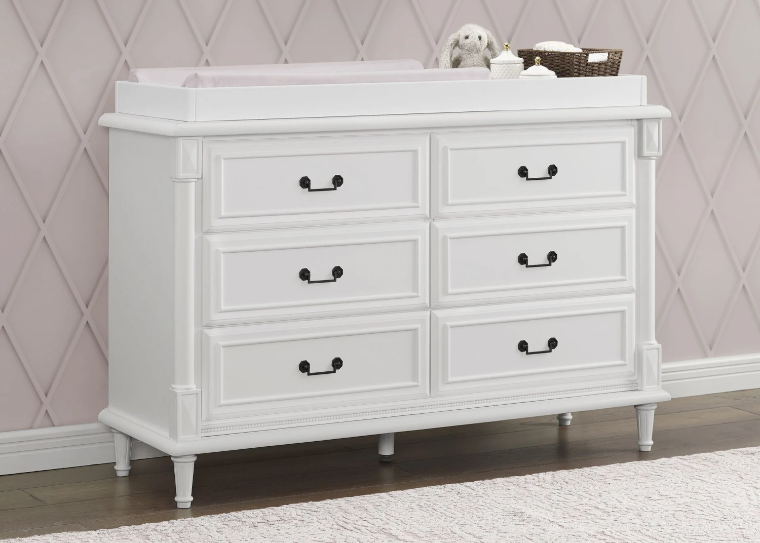 Simmons Kids Juliette 6 Drawer Dresser With Changing Top Dressers & Changing Tables 10 Simmons Kids Juliette 6 Drawer Dresser With Changing Top Dressers & Changing Tables