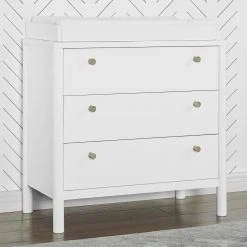 Delta Children Remy 3 Drawer Dresser With Changing Top Dressers & Changing Tables