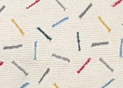 Delta Children Colored Sprinkles Hand-Tufted 100% Wool Area Rug 5x8 What's New