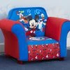 Delta Children Mickey Mouse Kids Upholstered Chair With Sculpted Plastic Frame
