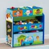 Delta Children Storage CoComelon 6 Bin Design And Store Toy Organizer