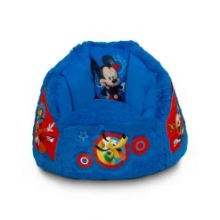 Delta Children Mickey Mouse Cozee Fluffy Chair, Toddler Size (for Kids Up To 6 Years Old)