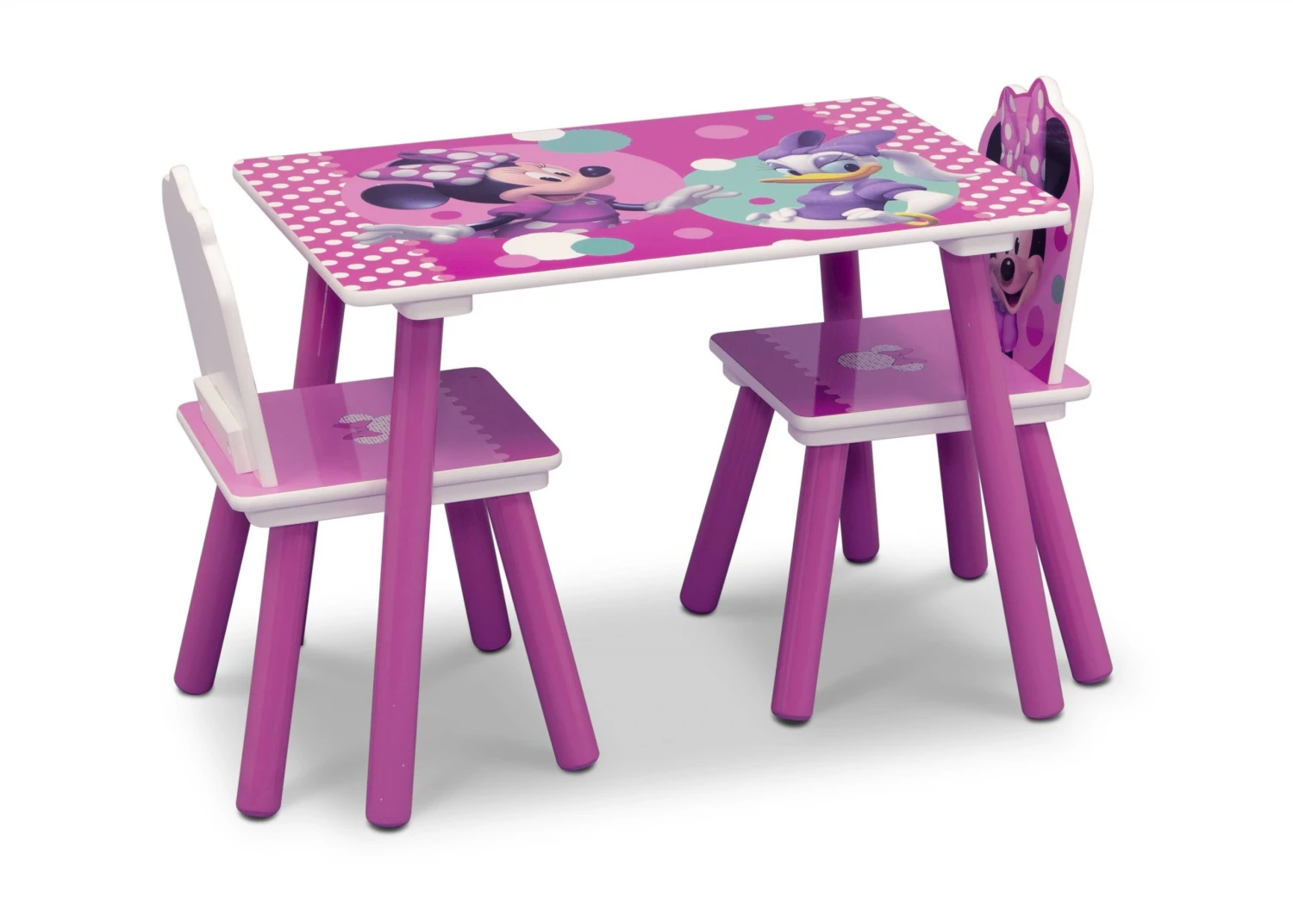 Delta Children Table & Chair Sets Minnie Mouse 4-Piece Playroom Solution – Set Includes Table And 2 Chairs And 6-Bin Toy Organizer 5 Delta Children Table & Chair Sets Minnie Mouse 4-Piece Playroom Solution – Set Includes Table And 2 Chairs And 6-Bin Toy Organizer