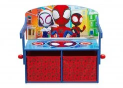 Delta Children Book & Toy Storage Spidey And His Amazing Friends Activity Bench