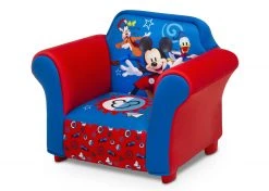 Delta Children Mickey Mouse Kids Upholstered Chair With Sculpted Plastic Frame
