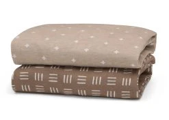 Delta Children Neutral Boho Fitted Crib Sheets - 2 Pack