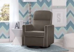 Delta Children Clair Slim Nursery Glider Swivel Rocker Chair Gliders & Rocking Chairs