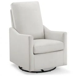 Delta Children Andie Nursery Glider Swivel Chair With LiveSmart Fabric Gliders & Rocking Chairs