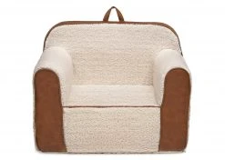 Delta Children Cozee Sherpa And Faux Leather Chair For Kids Kids’ Chairs