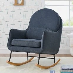 Delta Children Ella Rocker With LiveSmart Evolve Fabric Gliders & Rocking Chairs