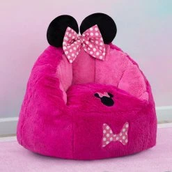 Delta Children What's New Minnie Mouse Cozee Figural Chair, Toddler Size (for Kids Up To 6 Years Old)