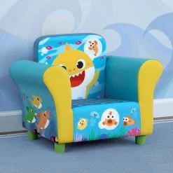 Delta Children Baby Shark Upholstered Chair Kids’ Chairs