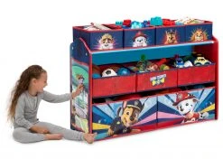 Delta Children PAW Patrol Deluxe 9 Bin Design And Store Toy Organizer Storage