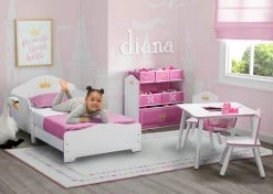 Delta Children Pearl Dot Rectangle Area Rug For Kids, 53-Inch X 59-Inch Rugs