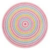 Delta Children Rugs Rainbow Dot Round Area Rug For Kids, 39-Inch