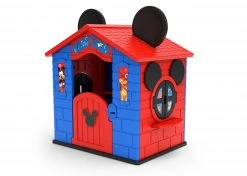 Delta Children Mickey Mouse Plastic Indoor/Outdoor Playhouse With Easy Assembly