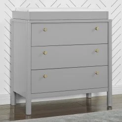 Delta Children Remy 3 Drawer Dresser With Changing Top Dressers & Changing Tables