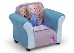 Delta Children Kids’ Chairs Frozen II Upholstered Chair With Sculpted Plastic Frame
