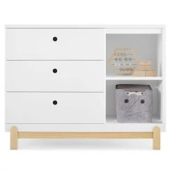 Delta Children Poppy 3 Drawer Dresser With Cubbies