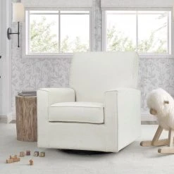 Delta Children Sophie Nursery Glider Swivel Chair With LiveSmart Fabric