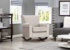 Delta Children Lancaster Rocking Chair Featuring LiveSmart Fabric By Culp