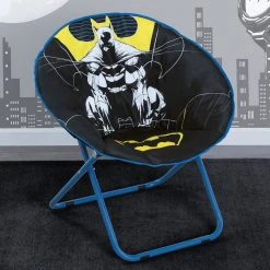 Delta Children Batman Saucer Chair For Kids/Teens/Young Adults