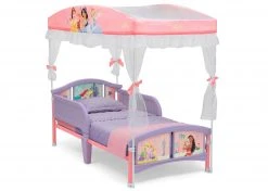 Delta Children Princess Plastic Toddler Bed With Canopy Toddler Beds