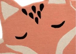 Delta Children Hand-Tufted 100% Wool Fox Rug