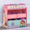Delta Children Storage Princess 6 Bin Design And Store Toy Organizer