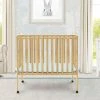 Delta Children Folding Portable Mini Baby Crib With 1.5-inch Mattress