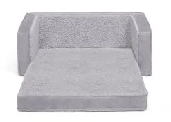 Delta Children Cozee Flip-Out Sherpa And Suede 2-in-1 Convertible Sofa To Lounger For Kids What's New