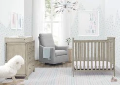 Delta Children Middleton Mini Crib With 2.75-Inch Mattress Baby Cribs