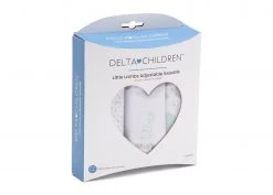 Delta Children Swaddles Little Lambs Adjustable Swaddle Wrap - Size Small/Medium, Fits Babies 0-3 Months/7-14 Lbs., 3-Pack