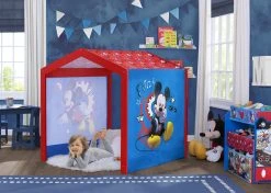 Delta Children Mickey Mouse Indoor Playhouse With Fabric Tent For Boys And Girls Playhouses