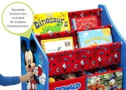 Delta Children Mickey Mouse Toy And Book Organizer Storage