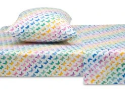 Delta Children What's New Butterflies 3-Piece Twin Sheet Set