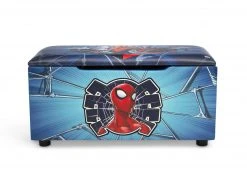 Delta Children Spider-Man Upholstered Storage Bench For Kids