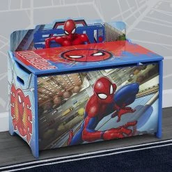 Delta Children Spider-Man Deluxe Toy Box 11 Delta Children Spider-Man Deluxe Toy Box