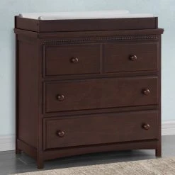 Delta Children Emerson 3 Drawer Dresser With Changing Top Dressers