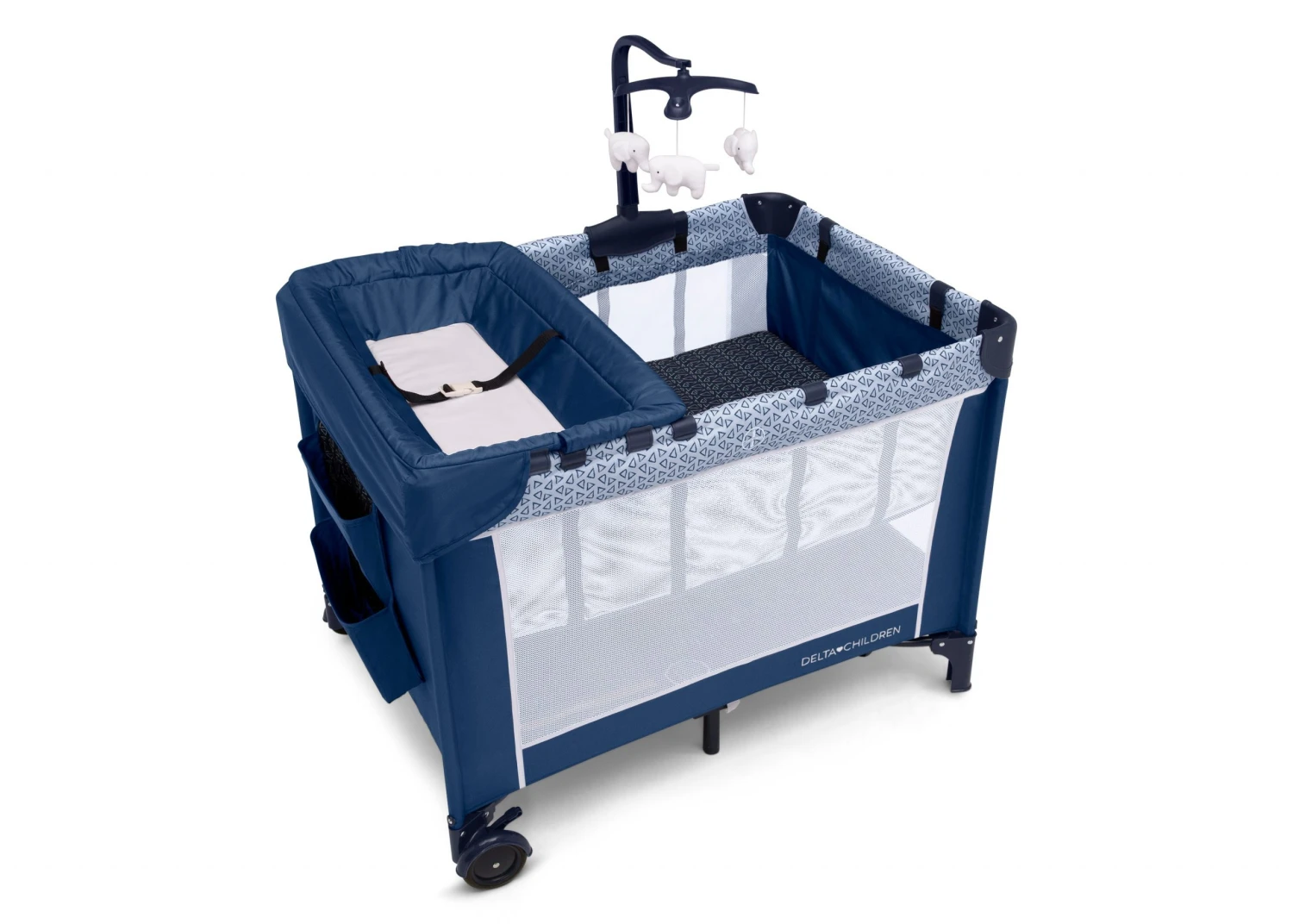 Delta Children LX Deluxe Portable Baby Play Yard With Removable Bassinet And Changing Table 13 Delta Children LX Deluxe Portable Baby Play Yard With Removable Bassinet And Changing Table